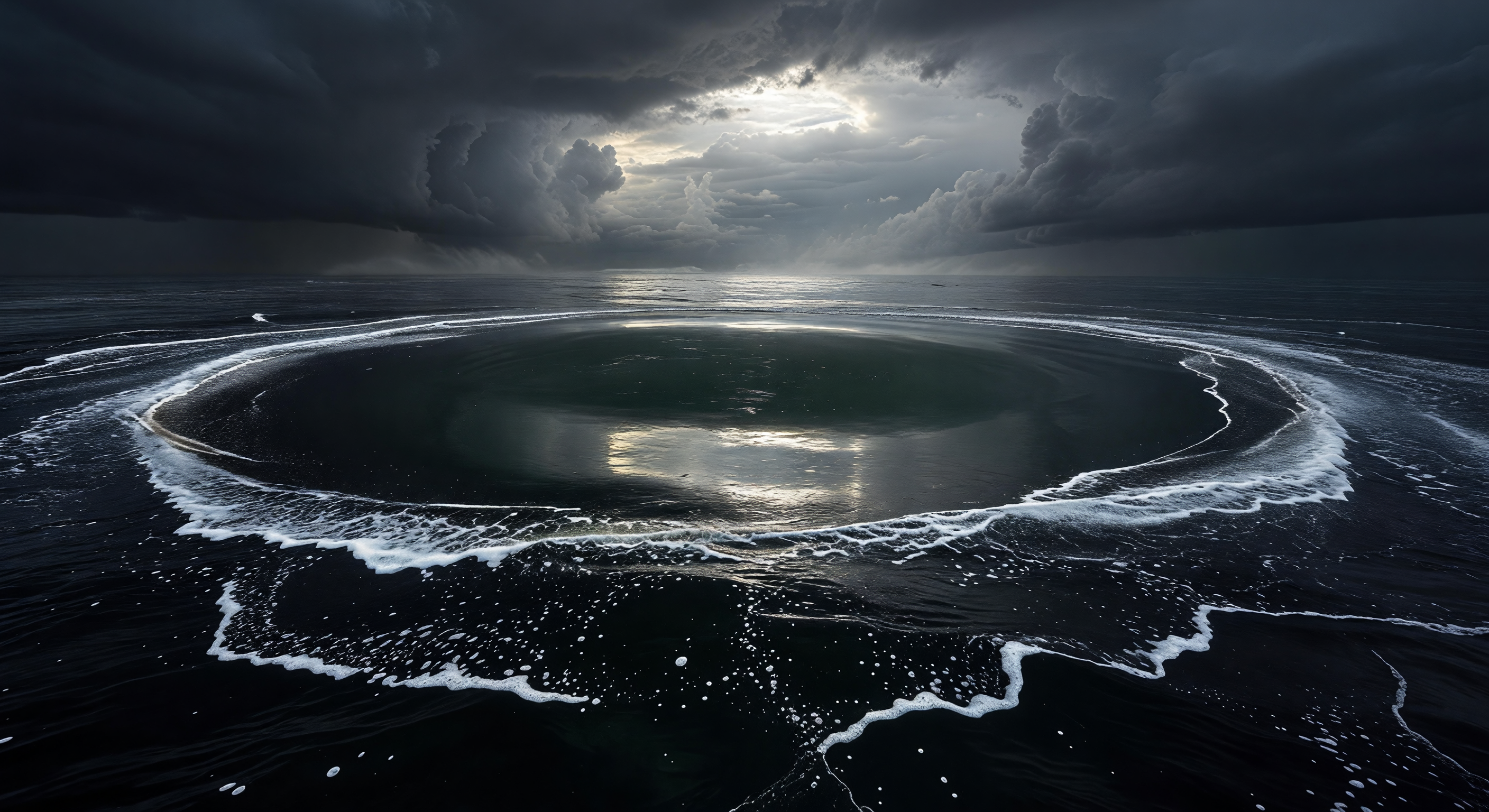 Schwarze Stille im Auge