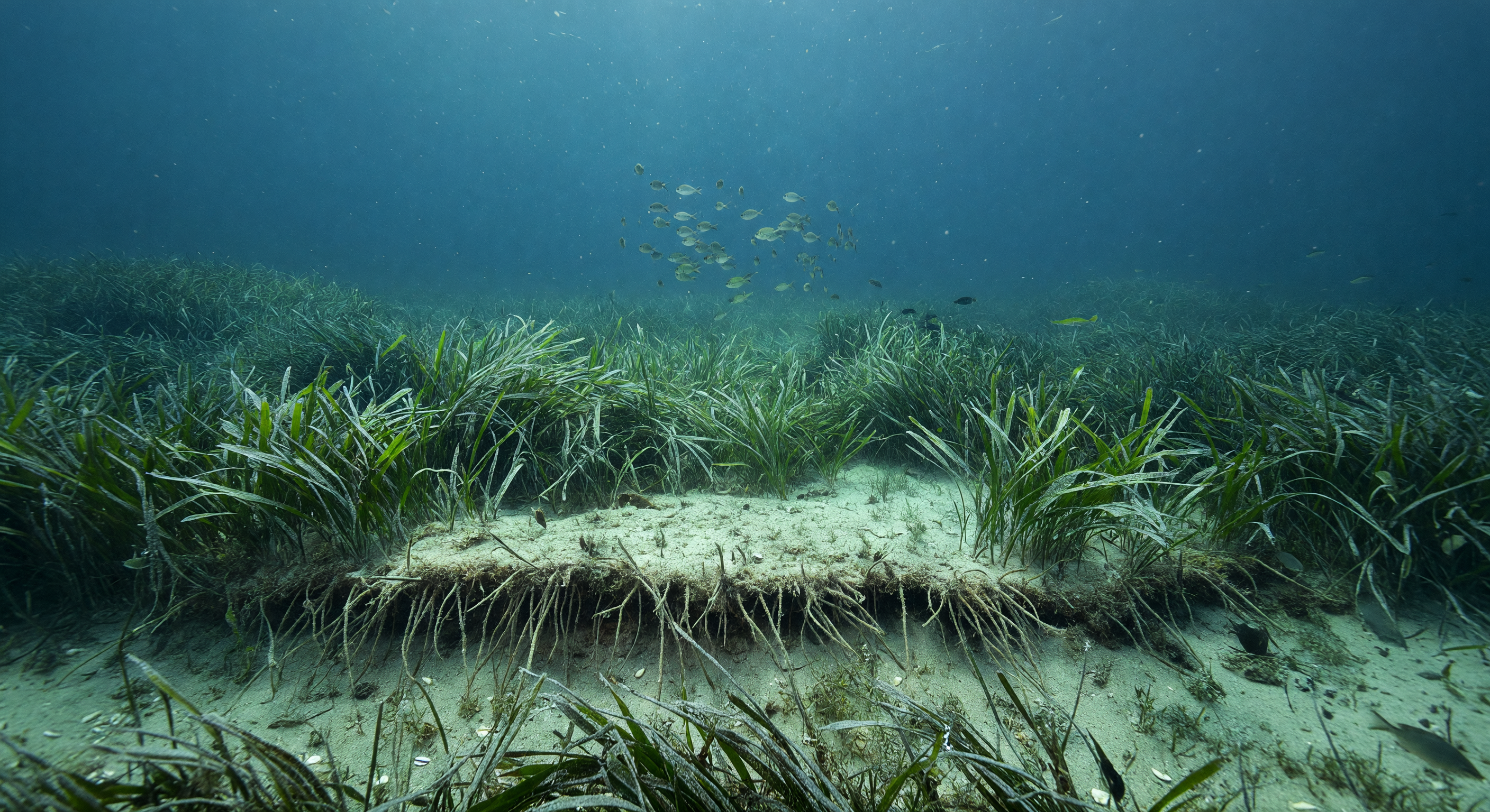 Deep Blue Meadow Edge