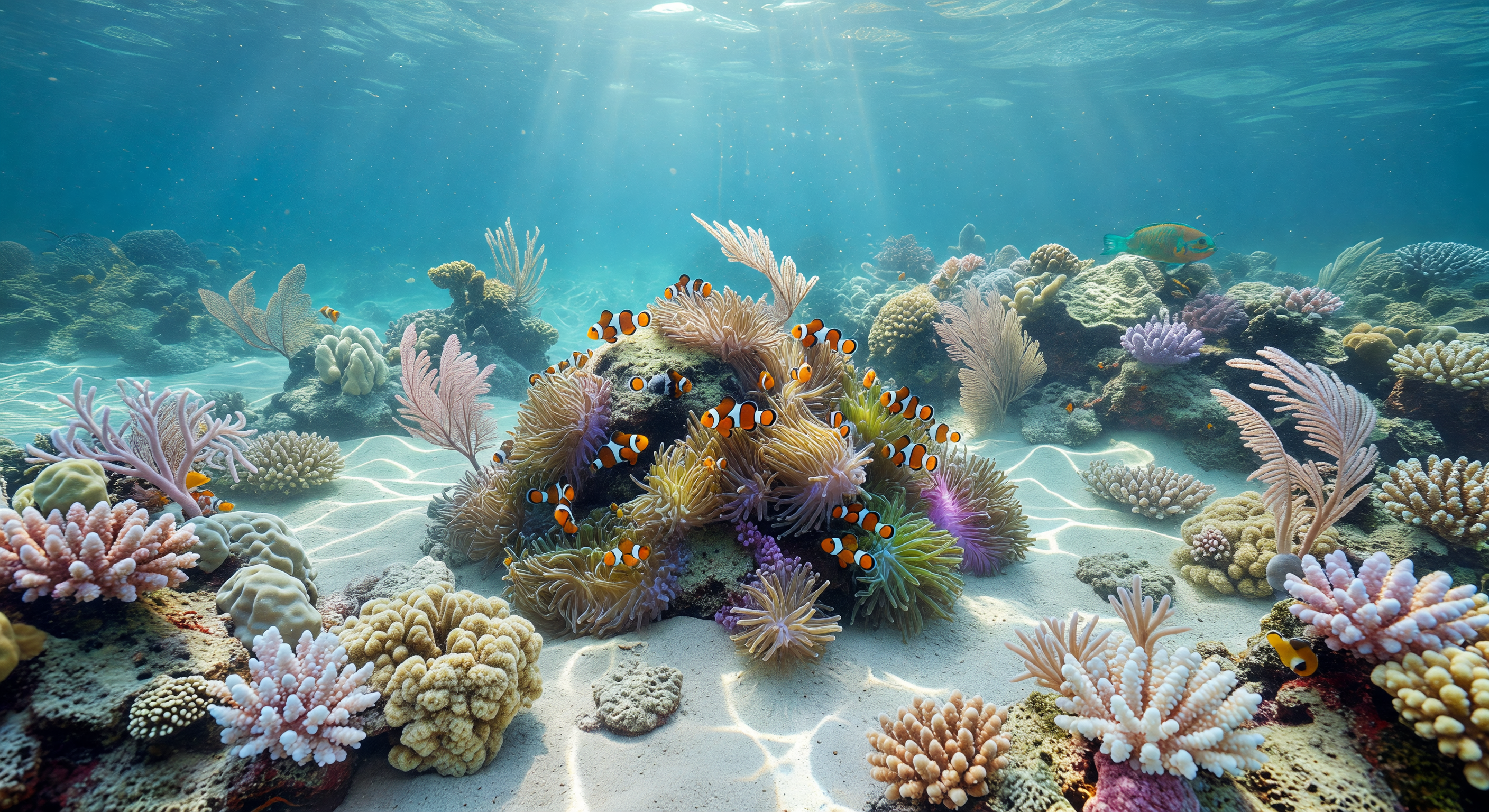 Jardin de Poissons Clowns