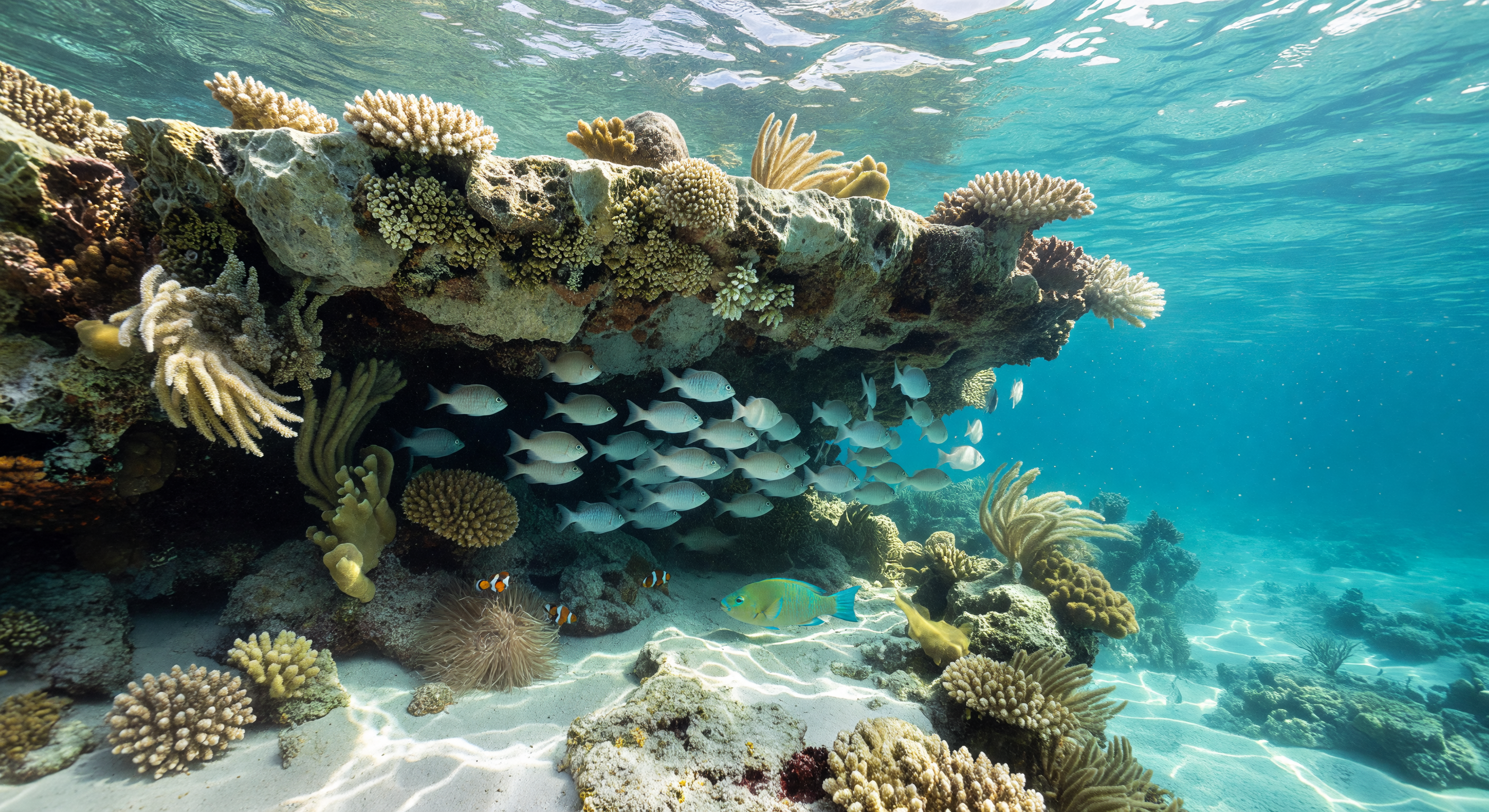 Surplomb du Récif Atoll