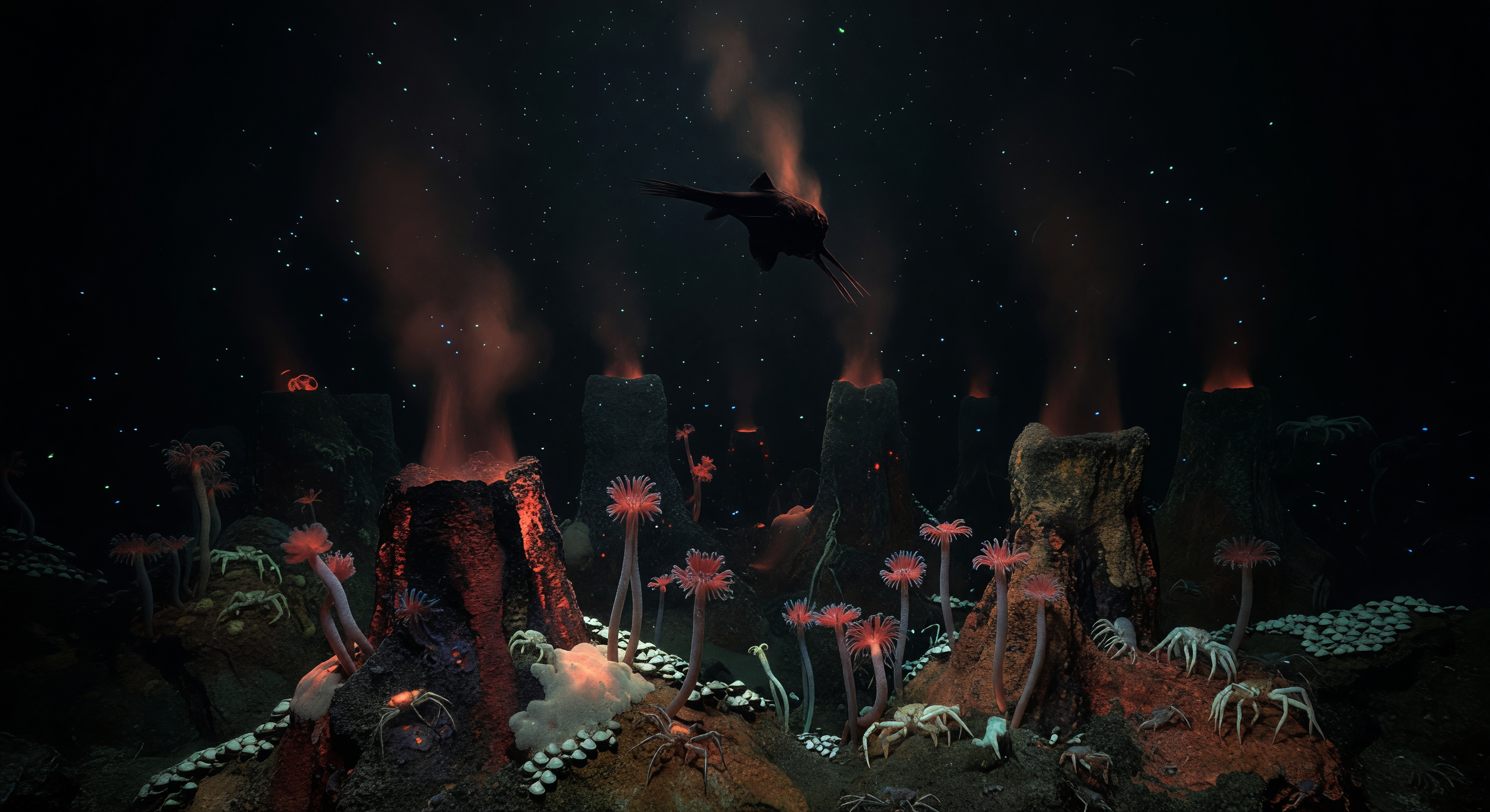 煙突の上のバイパーフィッシュ