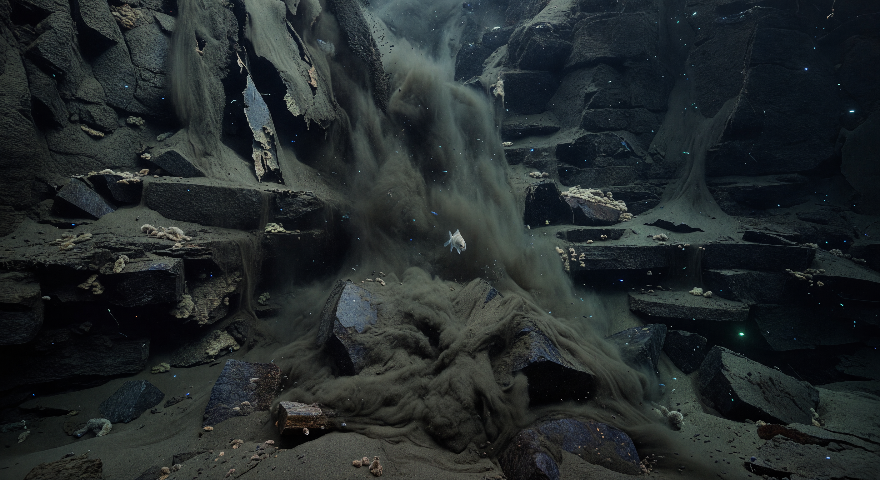 Aardverschuiving door de Geul